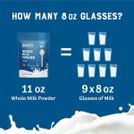 Judee's Pure Whole Milk Powder - 100% Non-GMO, rBST Hormone-Free, Gluten-Free and Nut-Free - Pantry Staple, Baking Ready, Great for Travel, Easy to Store and Shelf Stable - Made in USA - 2.5 lb (40oz) - Image 4